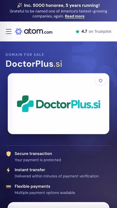 Screenshot of doctorplus.si