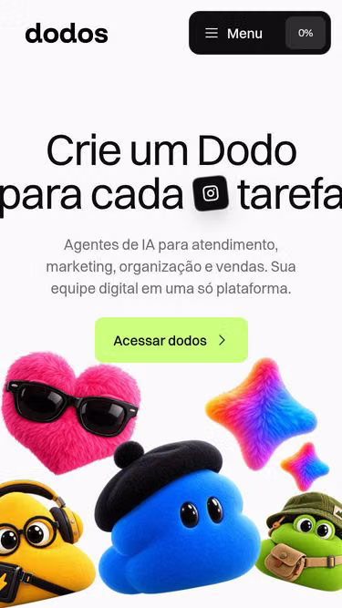 Screenshot of dodos.com.br