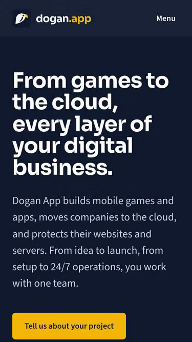 Screenshot of dogan.app