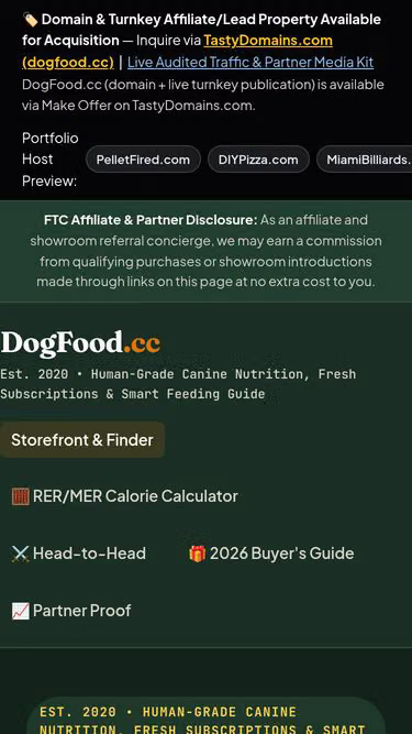 Screenshot of dogfood.cc