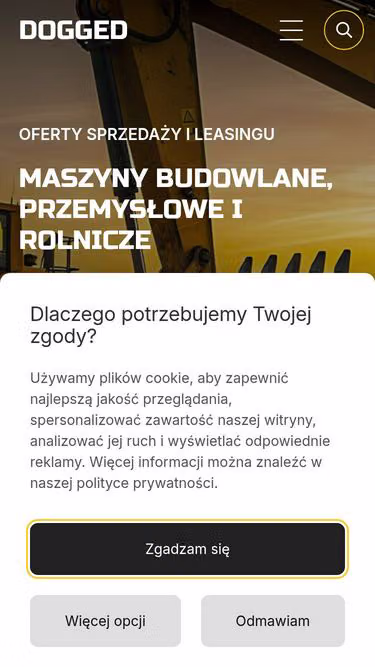 Screenshot of dogged.pl