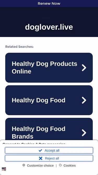 Screenshot of doglover.live