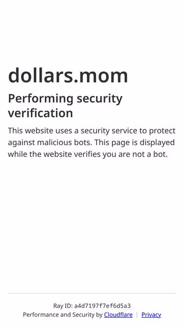 Screenshot of dollars.mom