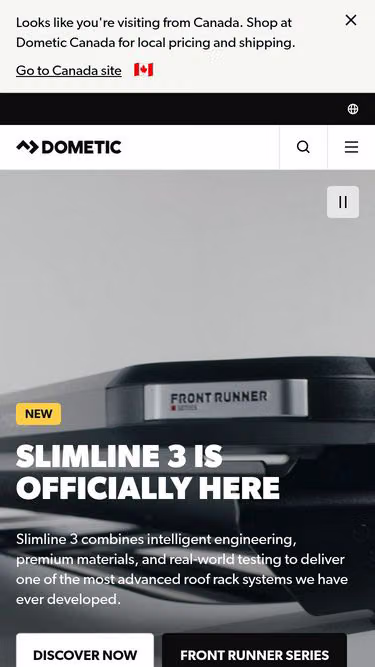 Screenshot of dometic.dk