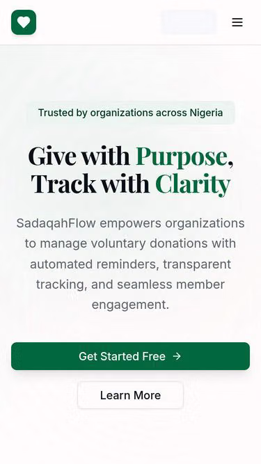 Screenshot of donate.quest