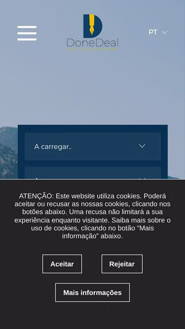 Screenshot of donedeal.pt