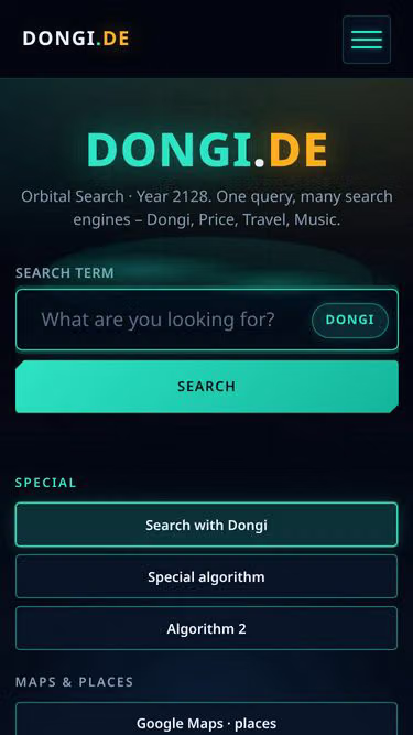 Screenshot of dongi.de