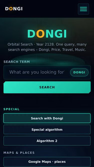 Screenshot of dongi.org