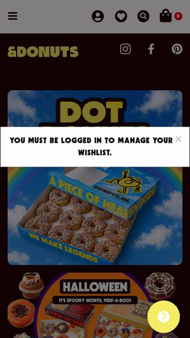 Screenshot of donuts.nl