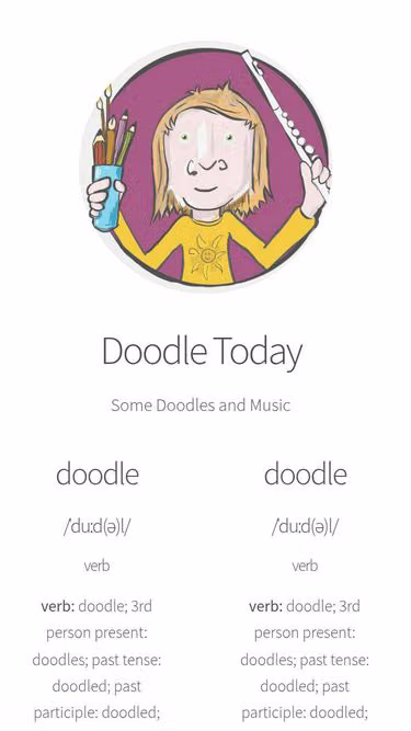 Screenshot of doodle.today