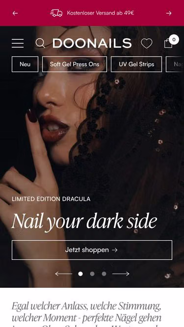 Screenshot of doonails.app