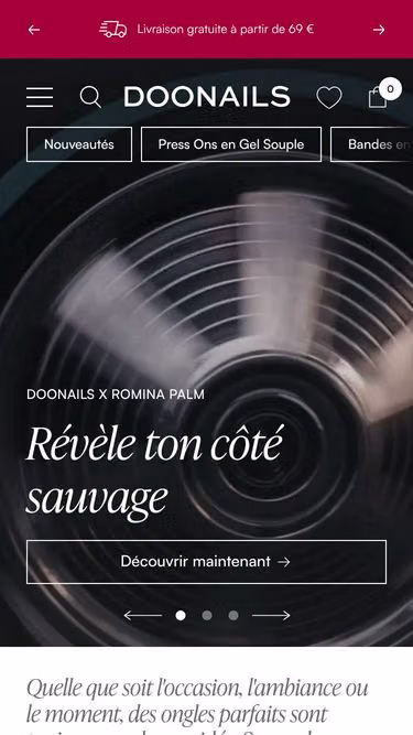 Screenshot of doonails.fr