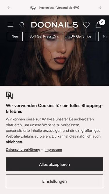 Screenshot of doonails.io