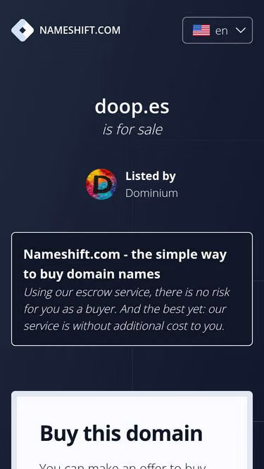 Screenshot of doop.es