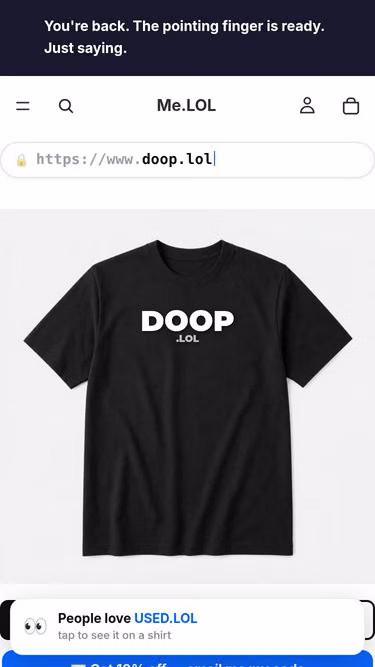 Screenshot of doop.lol