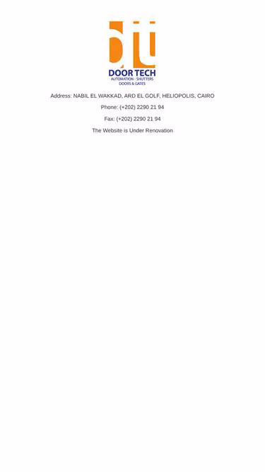 Screenshot of doortech.org