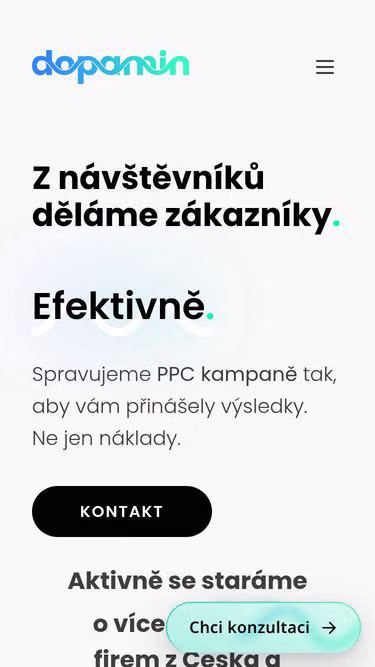 Screenshot of dopamin.cz