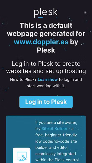 Screenshot of doppler.es