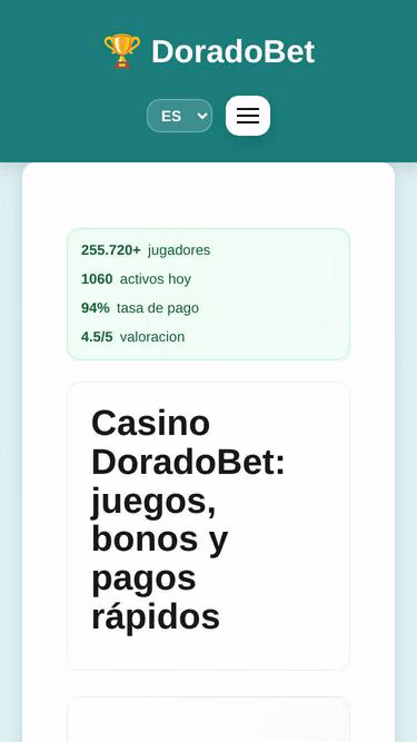 Screenshot of doradobet.io