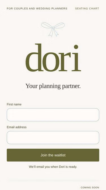 Screenshot of dori.world