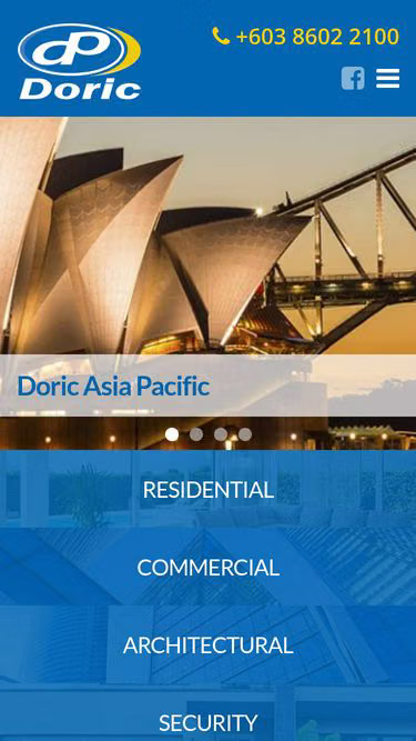 Screenshot of doric.com.my