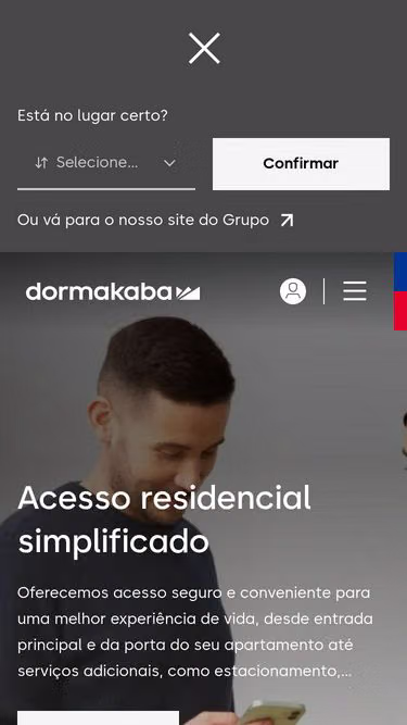 Screenshot of dorma-kaba.pt
