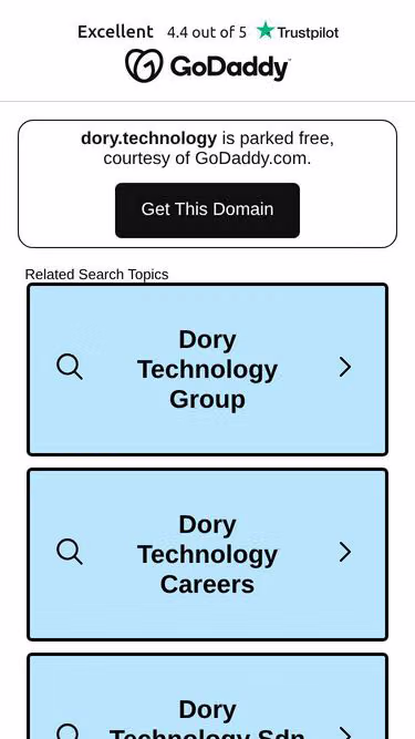 Screenshot of dory.technology