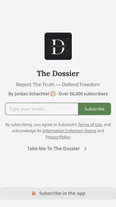 Screenshot of dossier.today
