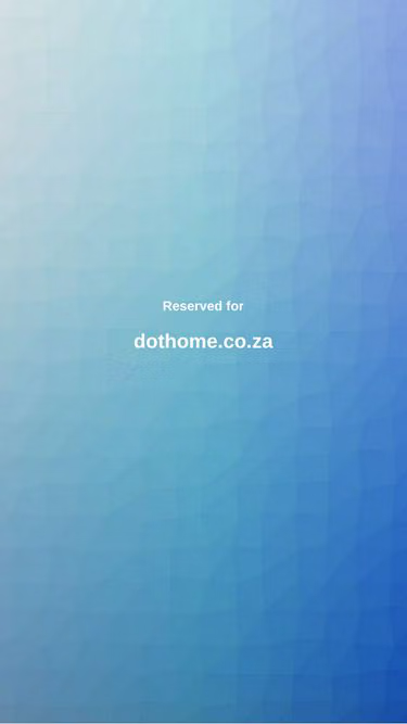 Screenshot of dothome.co.za