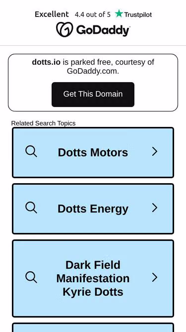 Screenshot of dotts.io