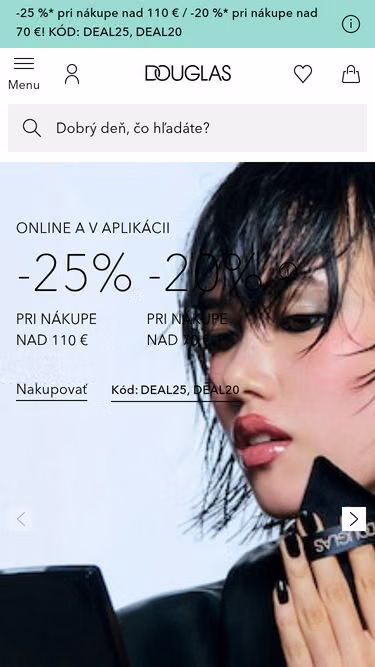 Screenshot of douglas.sk