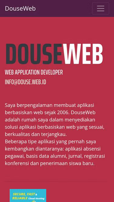 Screenshot of douse.web.id
