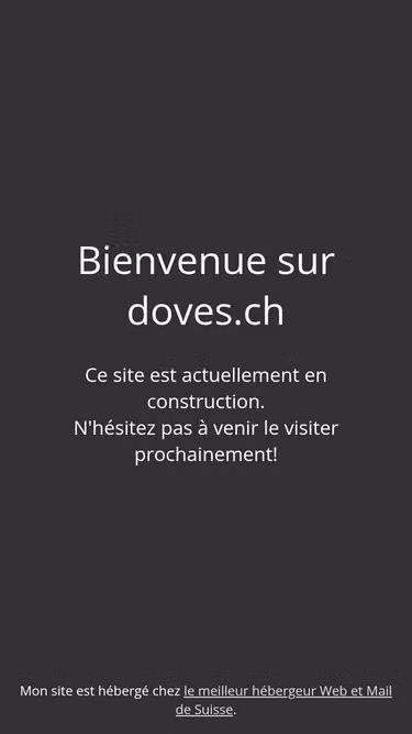 Screenshot of doves.ch