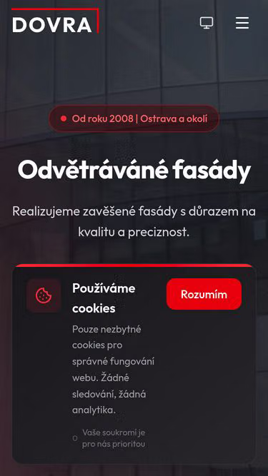 Screenshot of dovra.cz