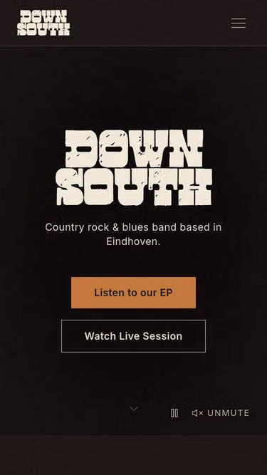 Screenshot of downsouth.band