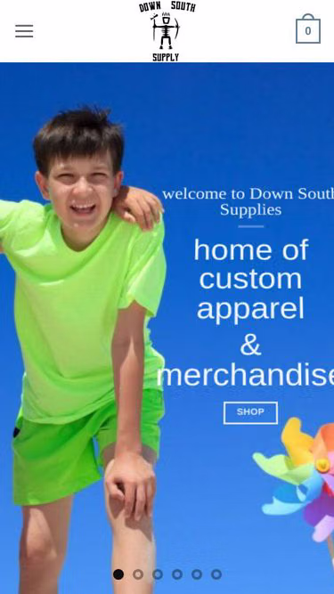 Screenshot of downsouth.biz