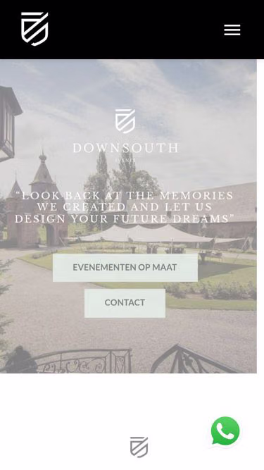 Screenshot of downsouth.nl