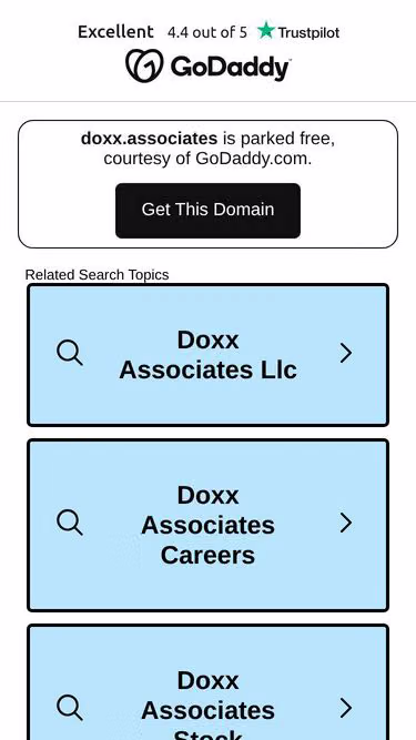 Screenshot of doxx.associates