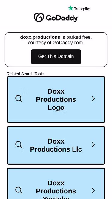 Screenshot of doxx.productions