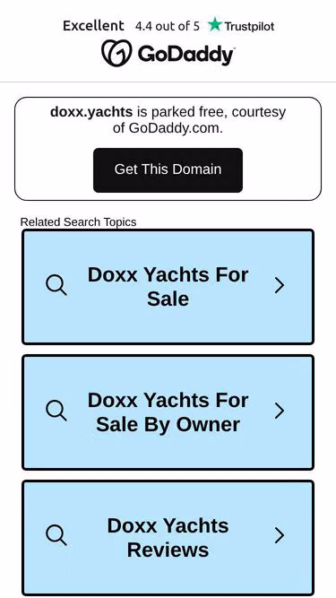 Screenshot of doxx.yachts