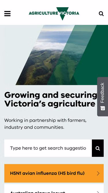 Screenshot of dpi.vic.gov.au