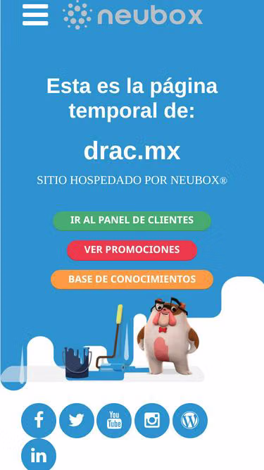 Screenshot of drac.mx