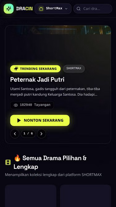 Screenshot of dracin.ai.id