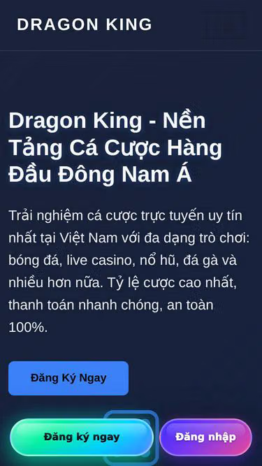 Screenshot of dragonking.run