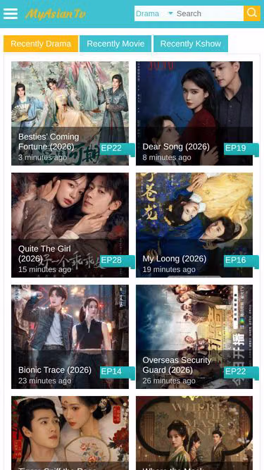 Screenshot of dramacool9.rent