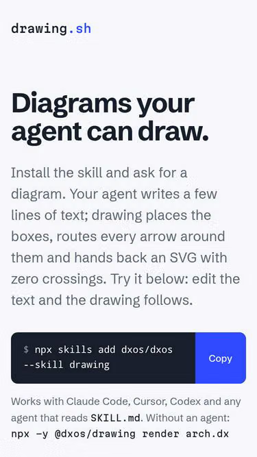 Screenshot of drawing.sh