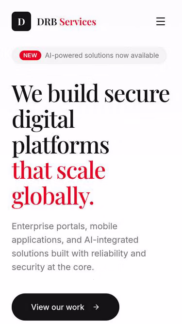 Screenshot of drb.services