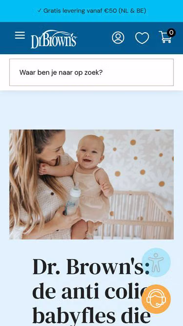 Screenshot of drbrowns.nl