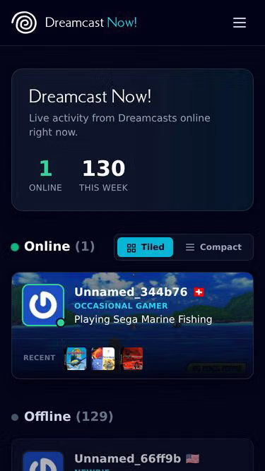 Screenshot of dreamcast.online