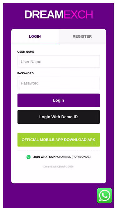 Screenshot of dreamexch.click
